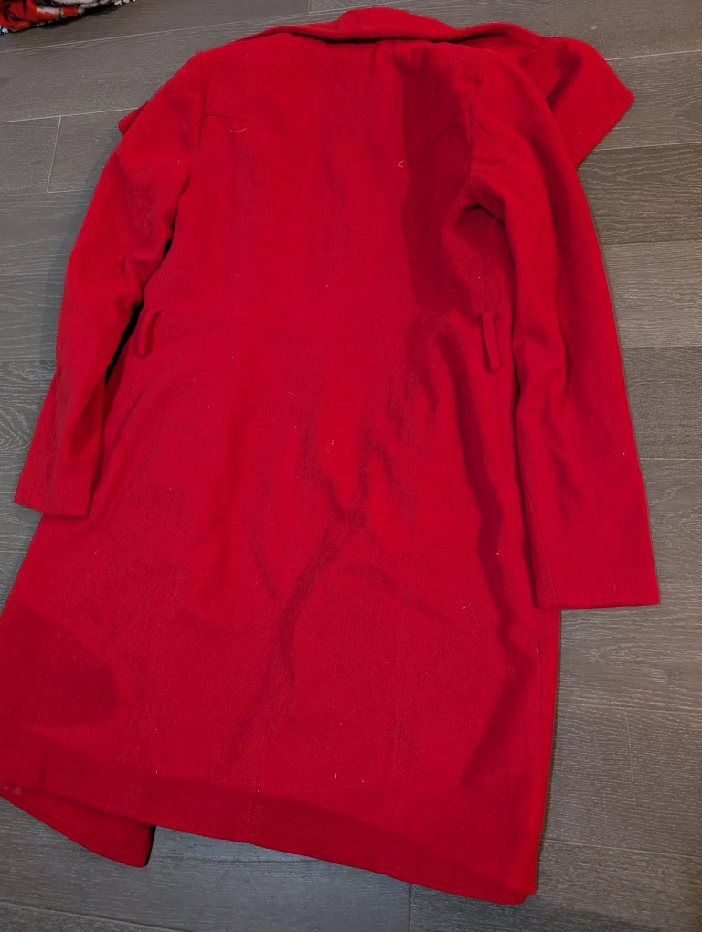 Brand new Red Wool Blend Coat - photo 2
