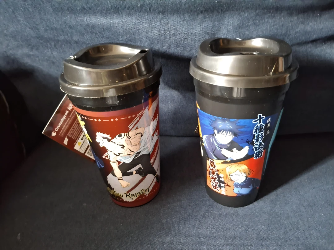 NEW 2pc Pack Jujutsu Kaisen Plastic Cups With Lid - photo 2