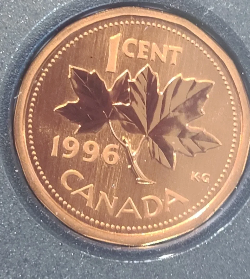 1996 Canadian One Cent Penny