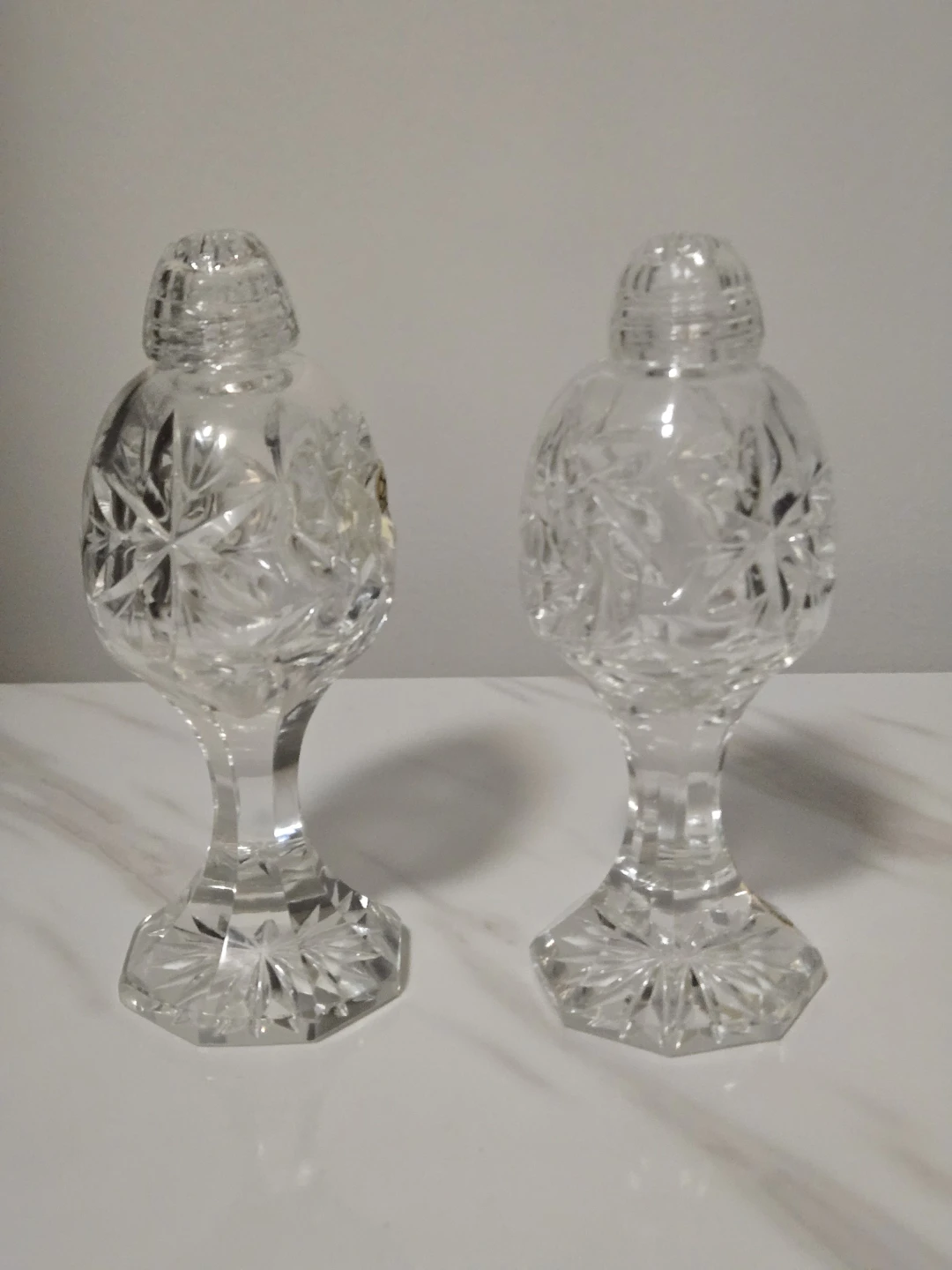 Crystal Belfor Lead Crystal Salt & Pepper Shakers - photo 2