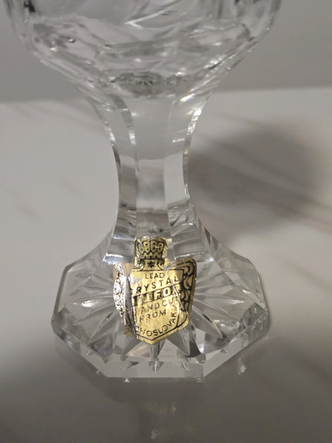 Crystal Belfor Lead Crystal Salt & Pepper Shakers - photo 3