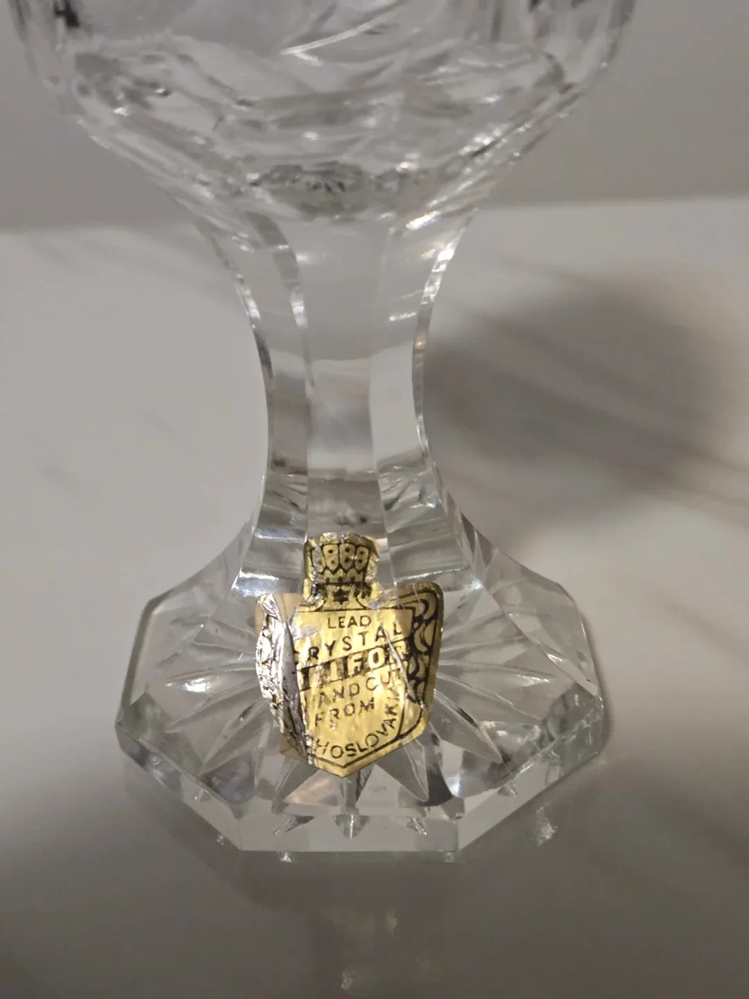 Crystal Belfor Lead Crystal Salt & Pepper Shakers image indicator(3)