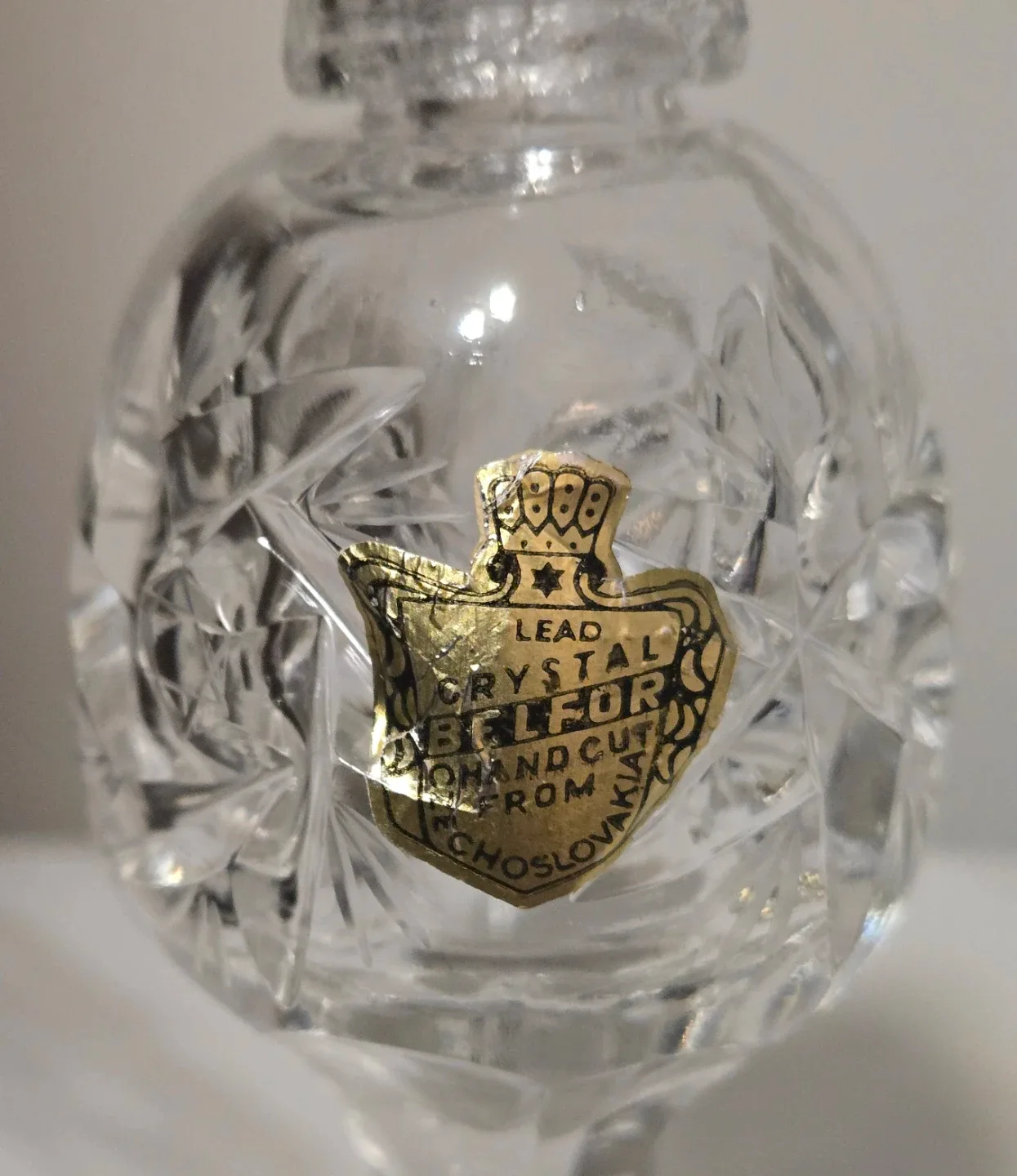 Crystal Belfor Lead Crystal Salt & Pepper Shakers image indicator(6)