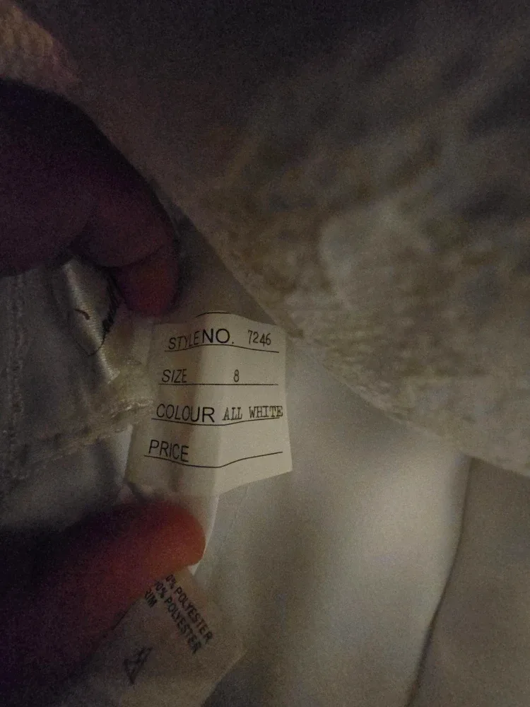 White Wedding Dress - Size 8 image indicator(4)