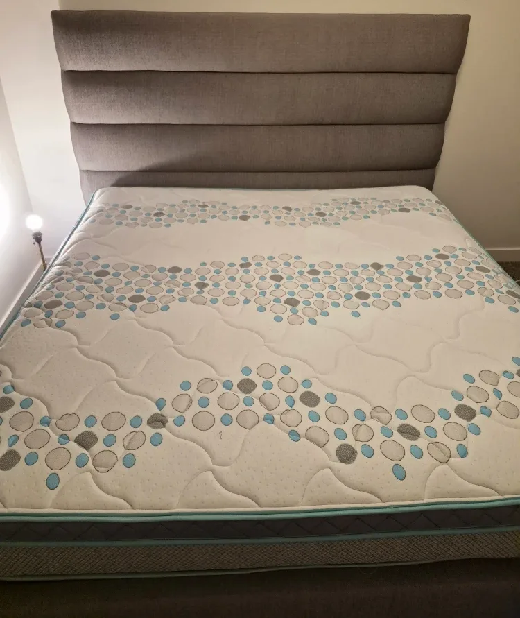 Assorted Home Items: Lamp, Mattress, Ladder, TV Stand