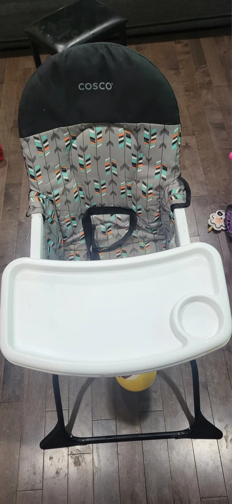 Cosco High Chair and Large Playmat
