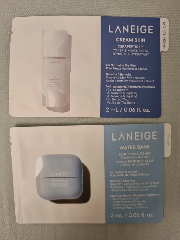 Laneige Skincare Samples
