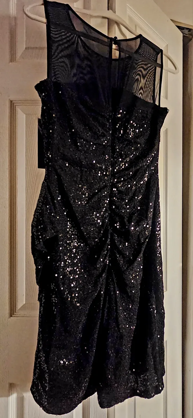Scarlett Black Sequin Dress - Size 8 image indicator(3)