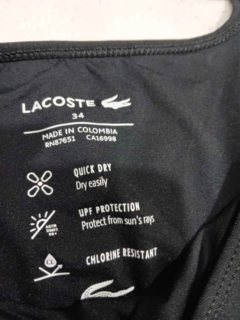 Lacoste Black Tennis Dress - Size 34 image indicator(2)