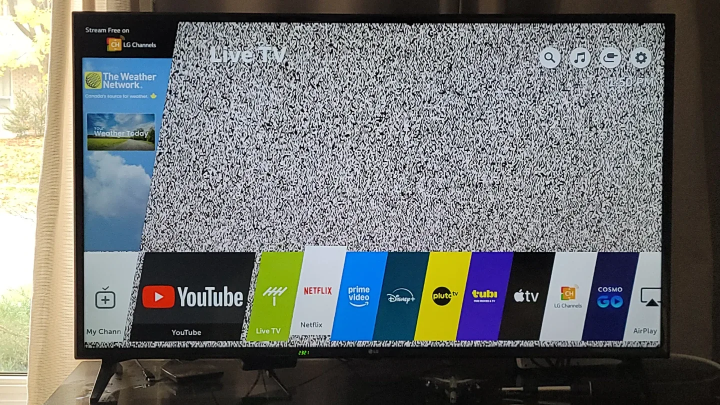 50" LG Smart TV /remote and Legs image indicator(2)