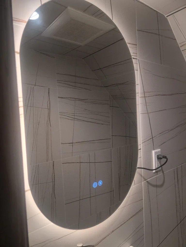 New Bathroom Mirror with LED Lighting