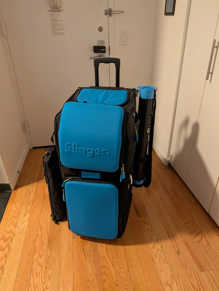 Slinger Slam Pack Tennis Ball Launcher Bag - photo 2