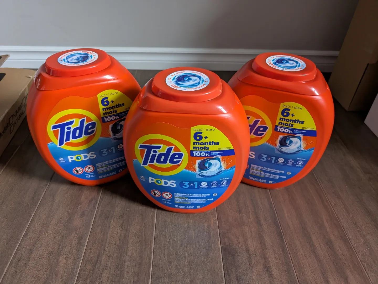 Brand New Tide Pods 112 Pack For Sale 🥕 image indicator(2)