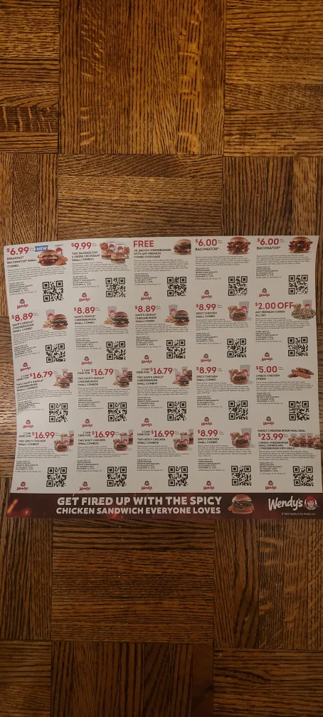 Wendy's Coupons Expiry Dec 21, 2025