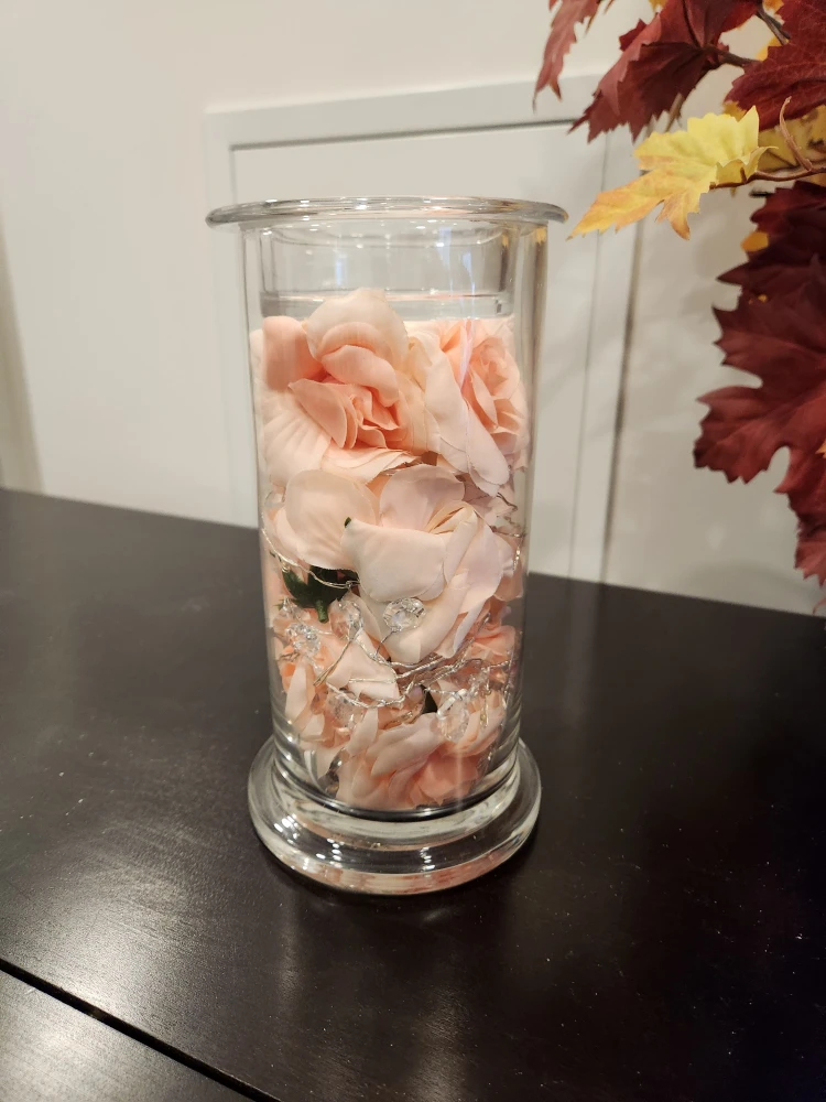 Fillable Glass Vase/Candleholder