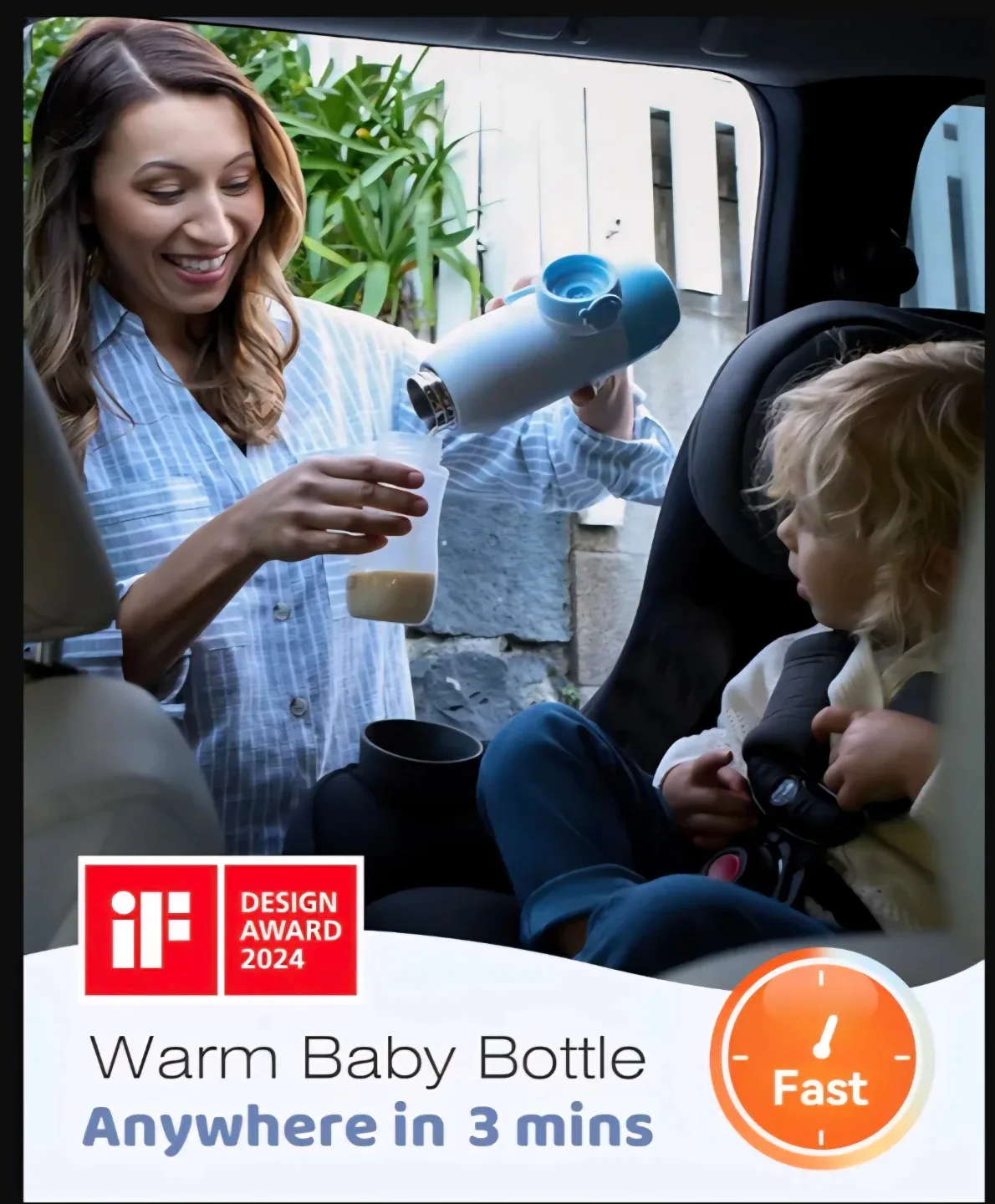 Grownsy Baby Bottle Warmer For Travel image indicator(7)
