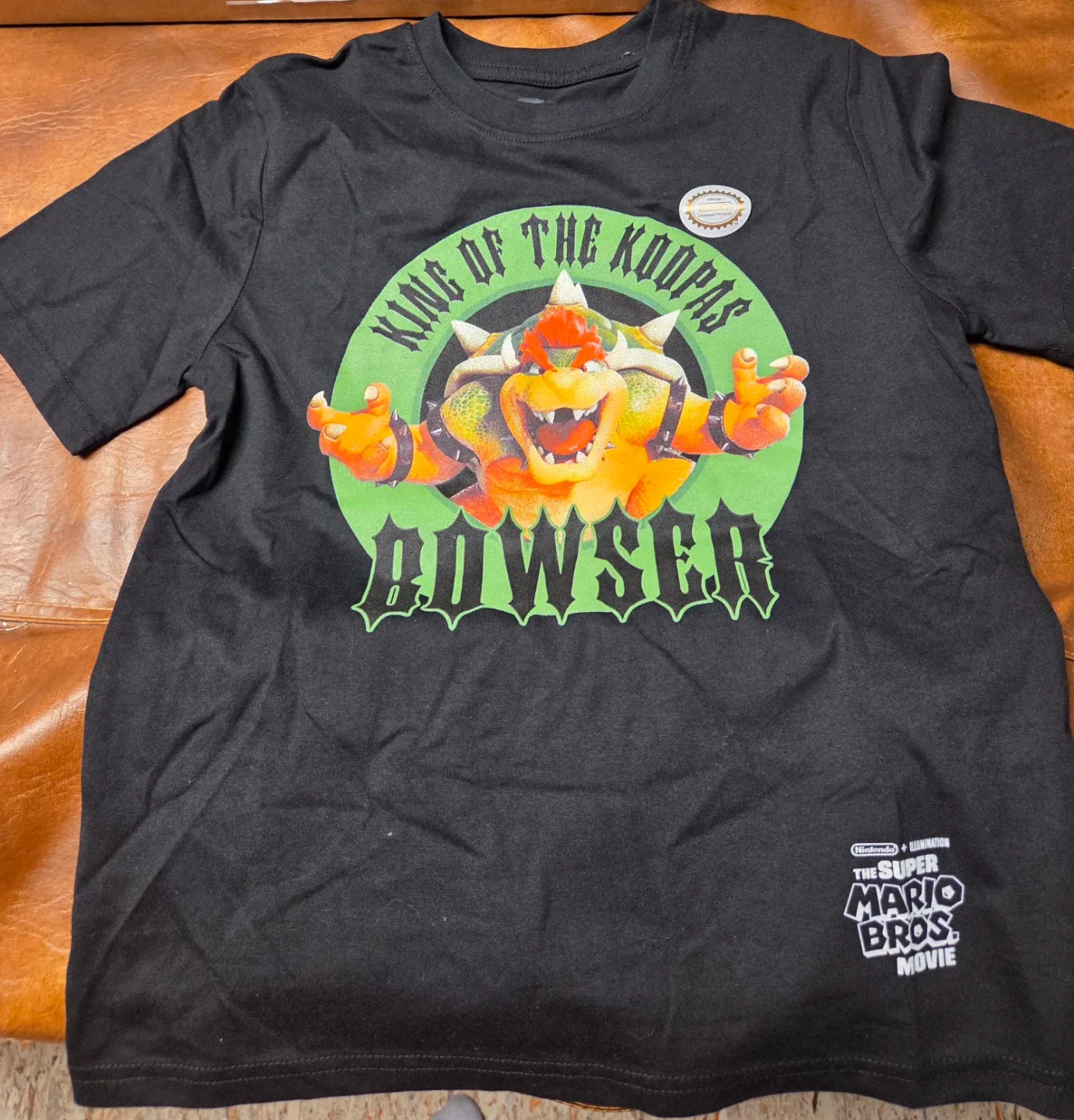 Nintendo Super Mario Bros. Movie Bowser T-Shirt - Large