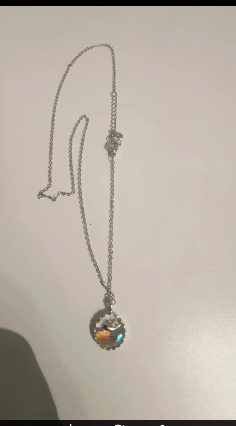 925 Silver Necklace with Whale Pendant thumbnail