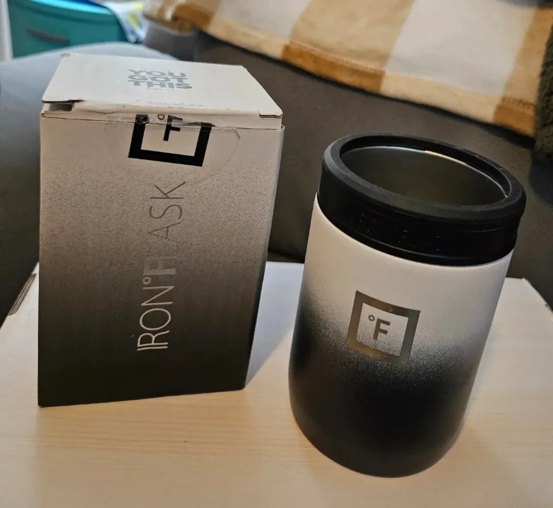 🥕 NEW IRON FLASK Insulated Standard 12 oz Can Cooler image indicator(6)