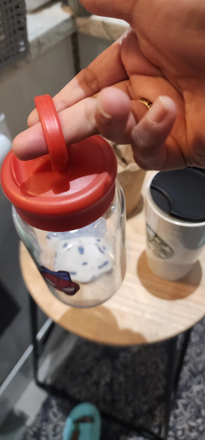 Spiderman glass Water Bottle - photo 2