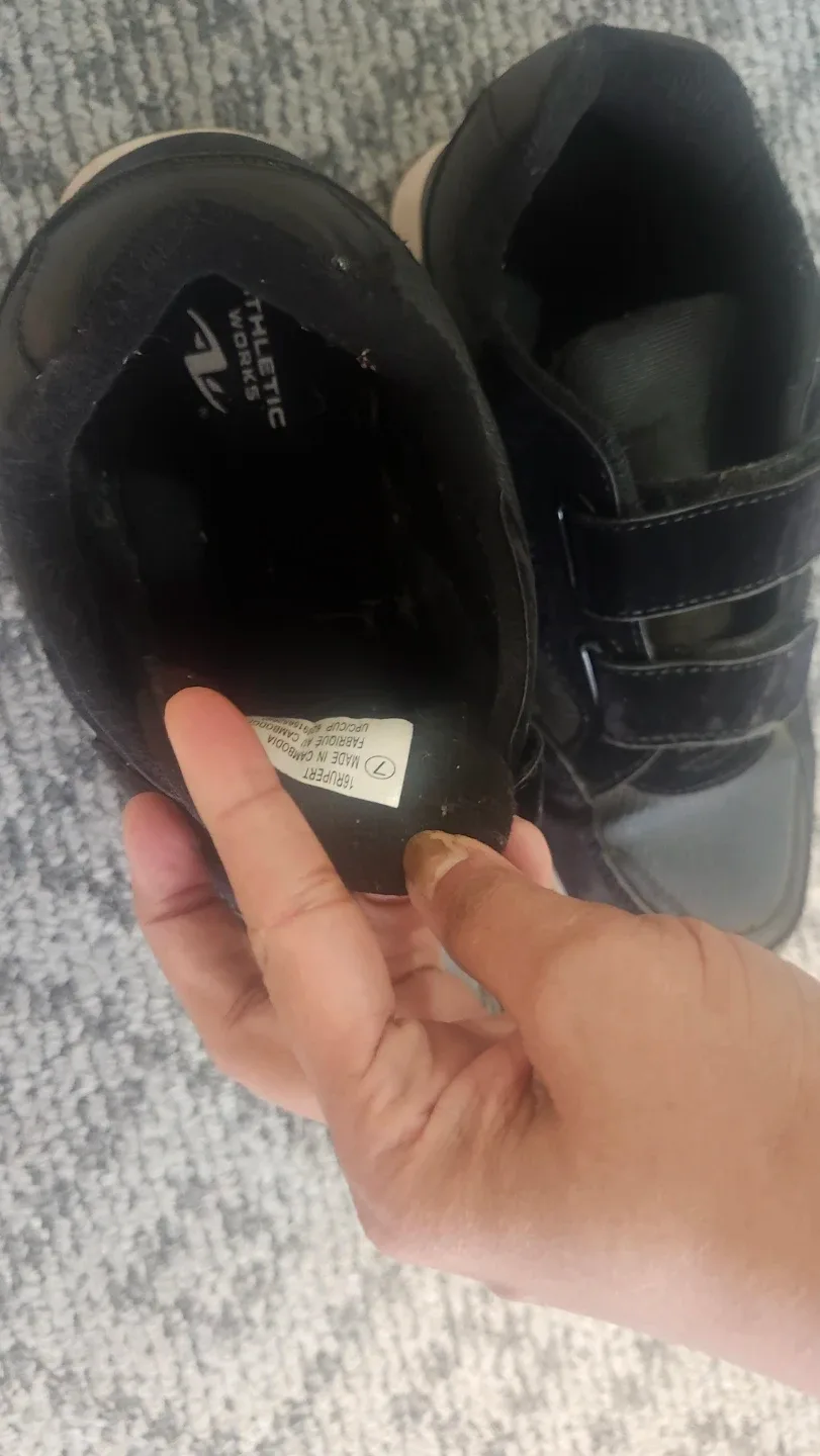 Athletic Works Black Shoes - Size 7 image indicator(3)