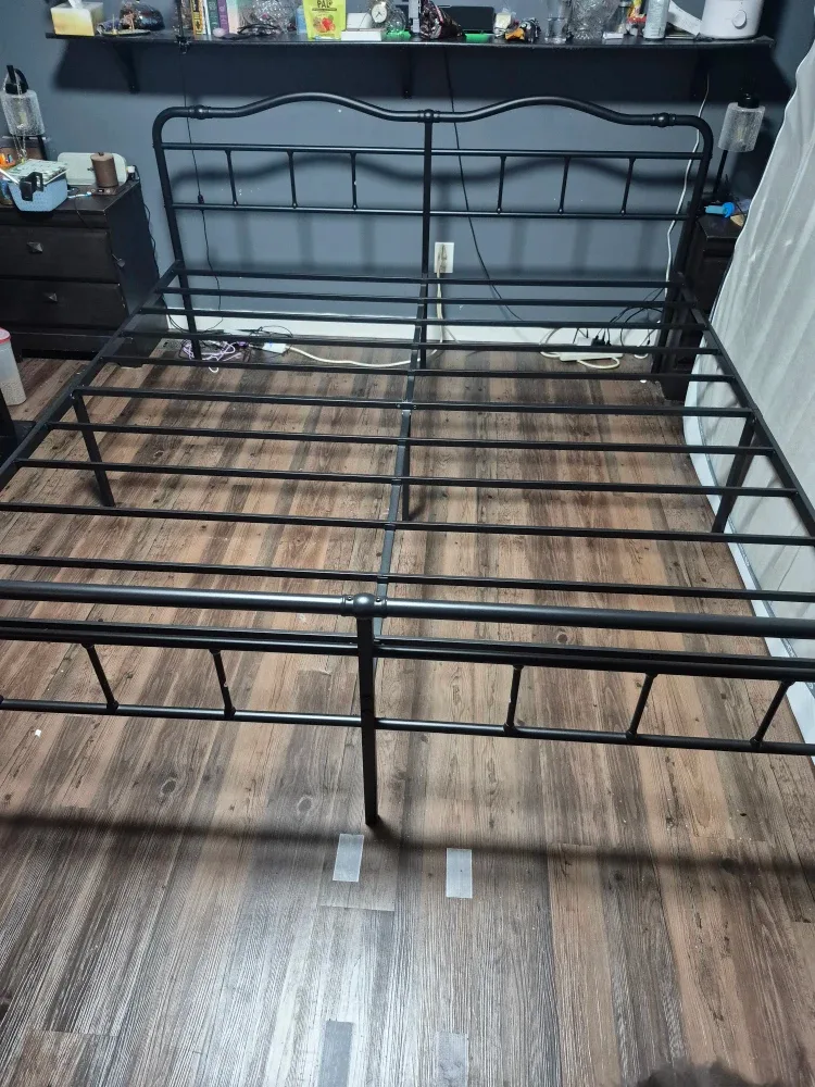 Black Metal Bed Frame