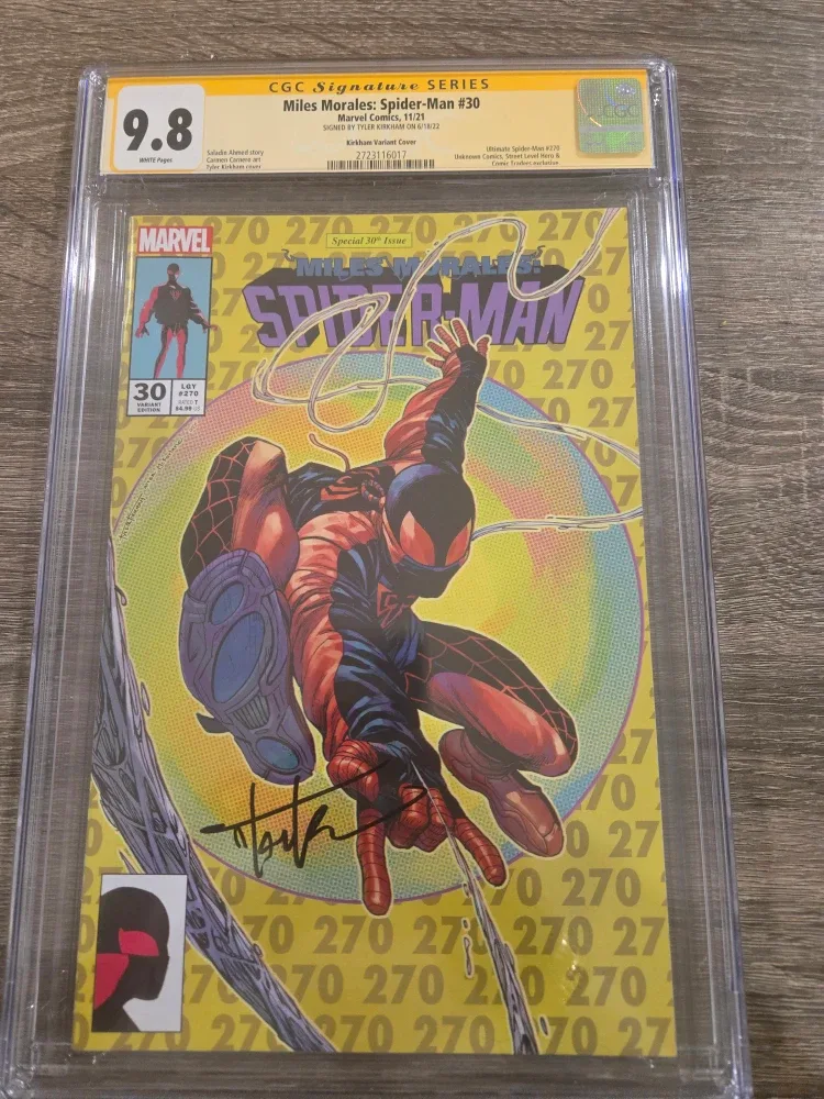 Miles Morales: Spider-Man #30 CGC 9.8 signature series