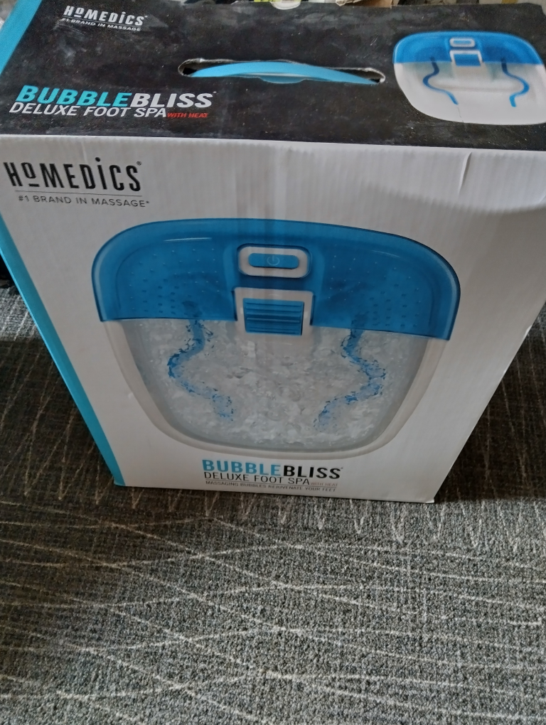 HoMedics Bubble Bliss Deluxe Foot Spa