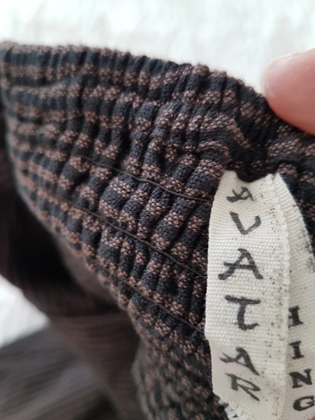 Avatar Clothing Brown Striped Skirt O/S image indicator(4)