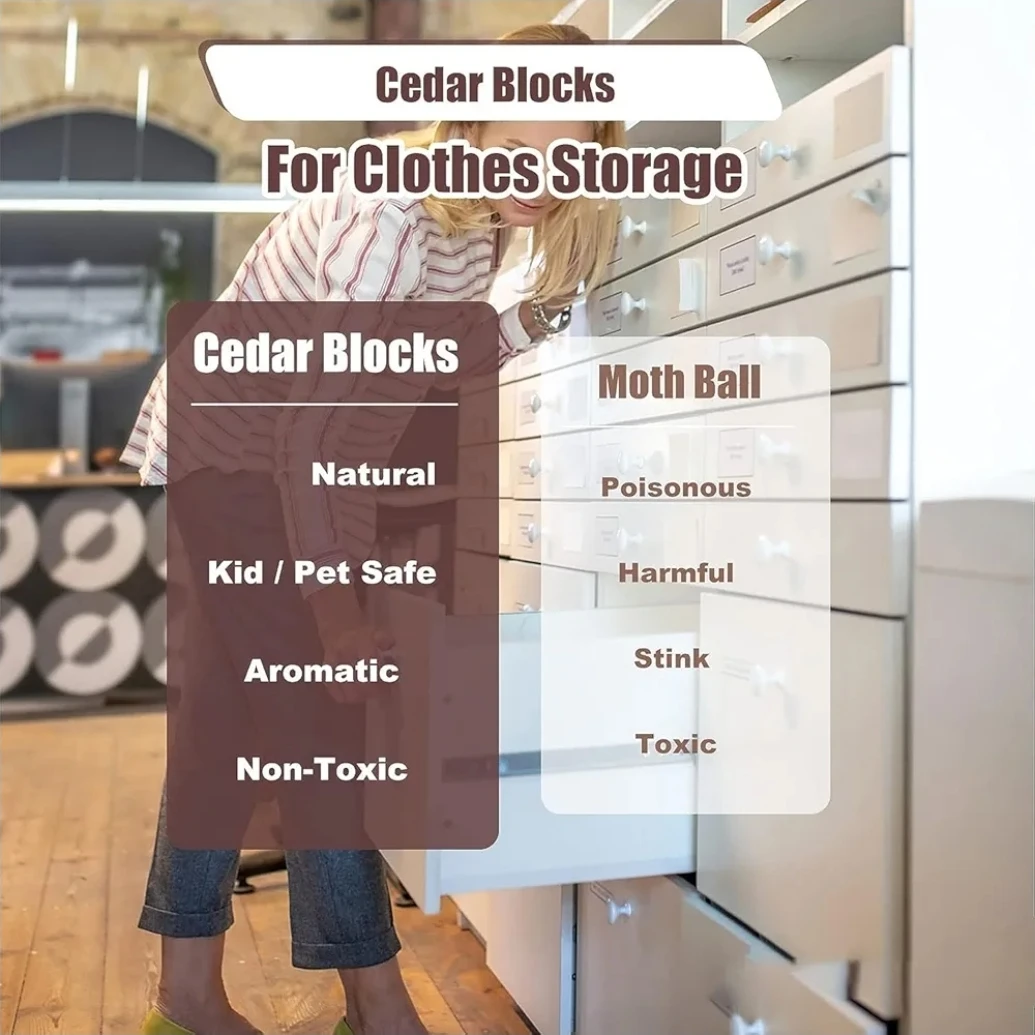 Cedar Blocks for Clothes Storage - photo 3