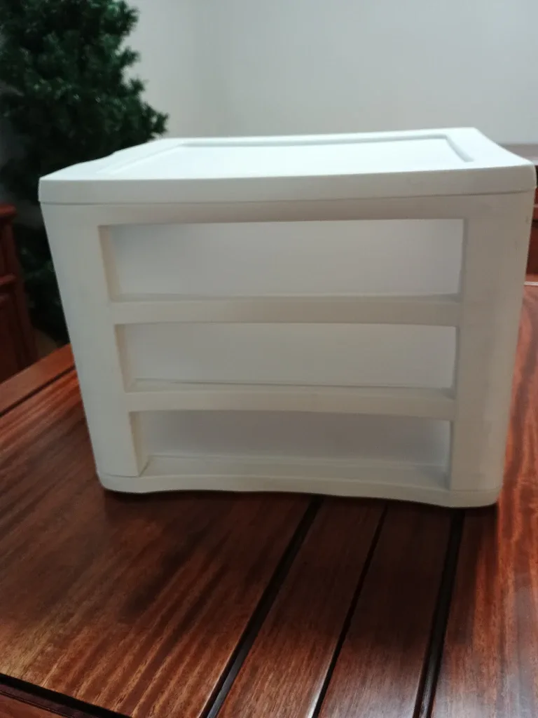 Sterilite 3-Drawer Mini Storage Chest - White image indicator(2)