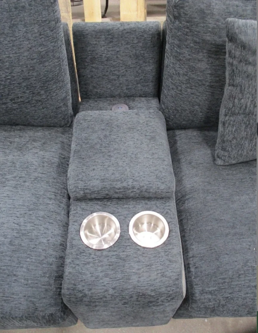 Modular Sectional Sofa with Ottoman - Blue Grey image indicator(4)