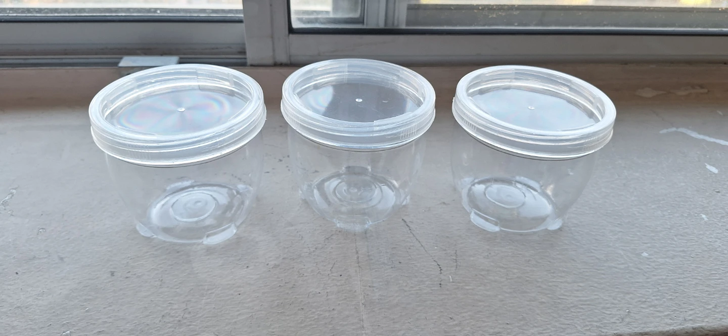 3 Clear Plastic Food Storage Containers🥕 - photo 2