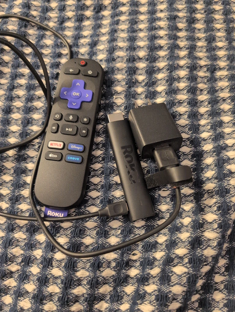 Roku Streaming Stick with Remote and Charger