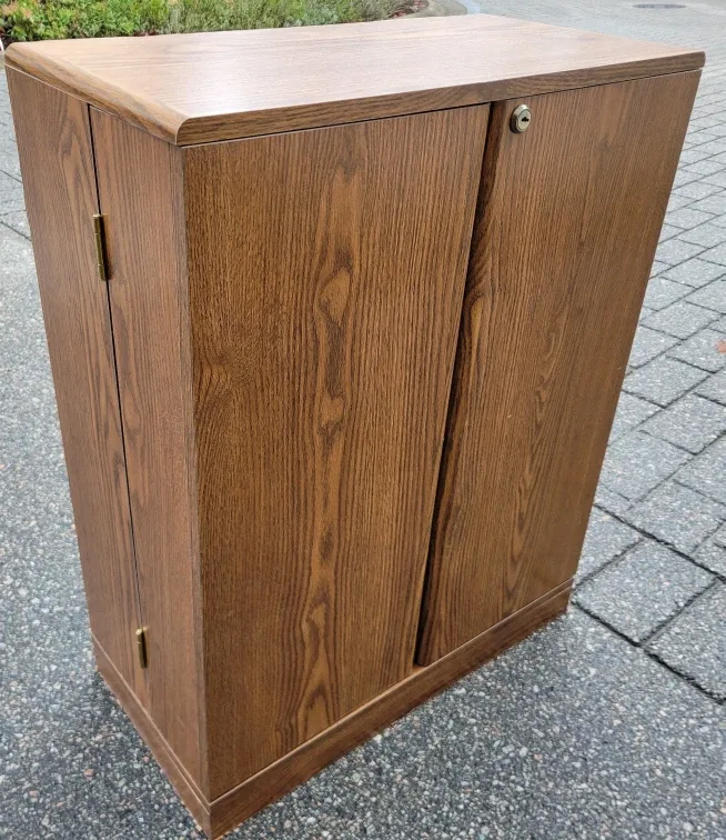 Very Unique Wooden Cabinet - 23" x 11.5" x 29.5"