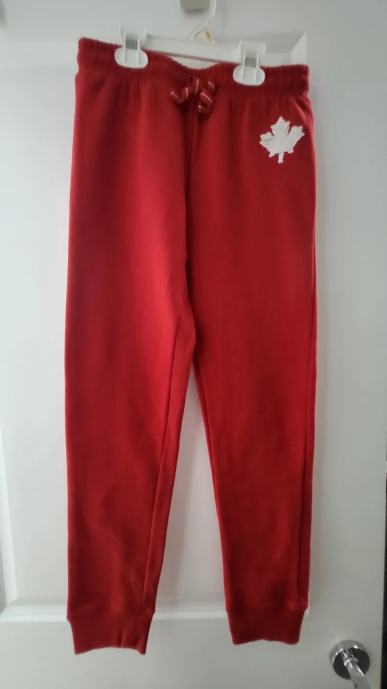 George Red Sweatpants - Size L (10-12)