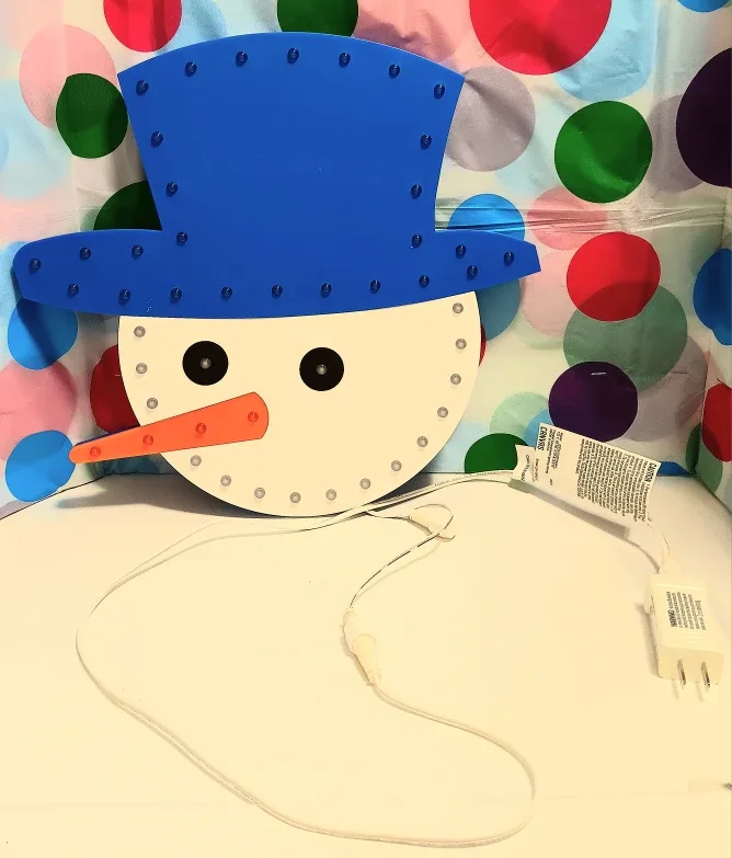 🎄LED Lighted Decor Snowman Marquee Sign🎄 image indicator(2)