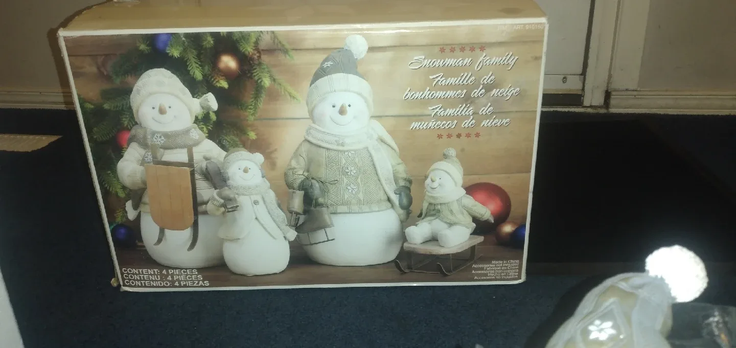 Snowman Family 4-Piece Set image indicator(3)