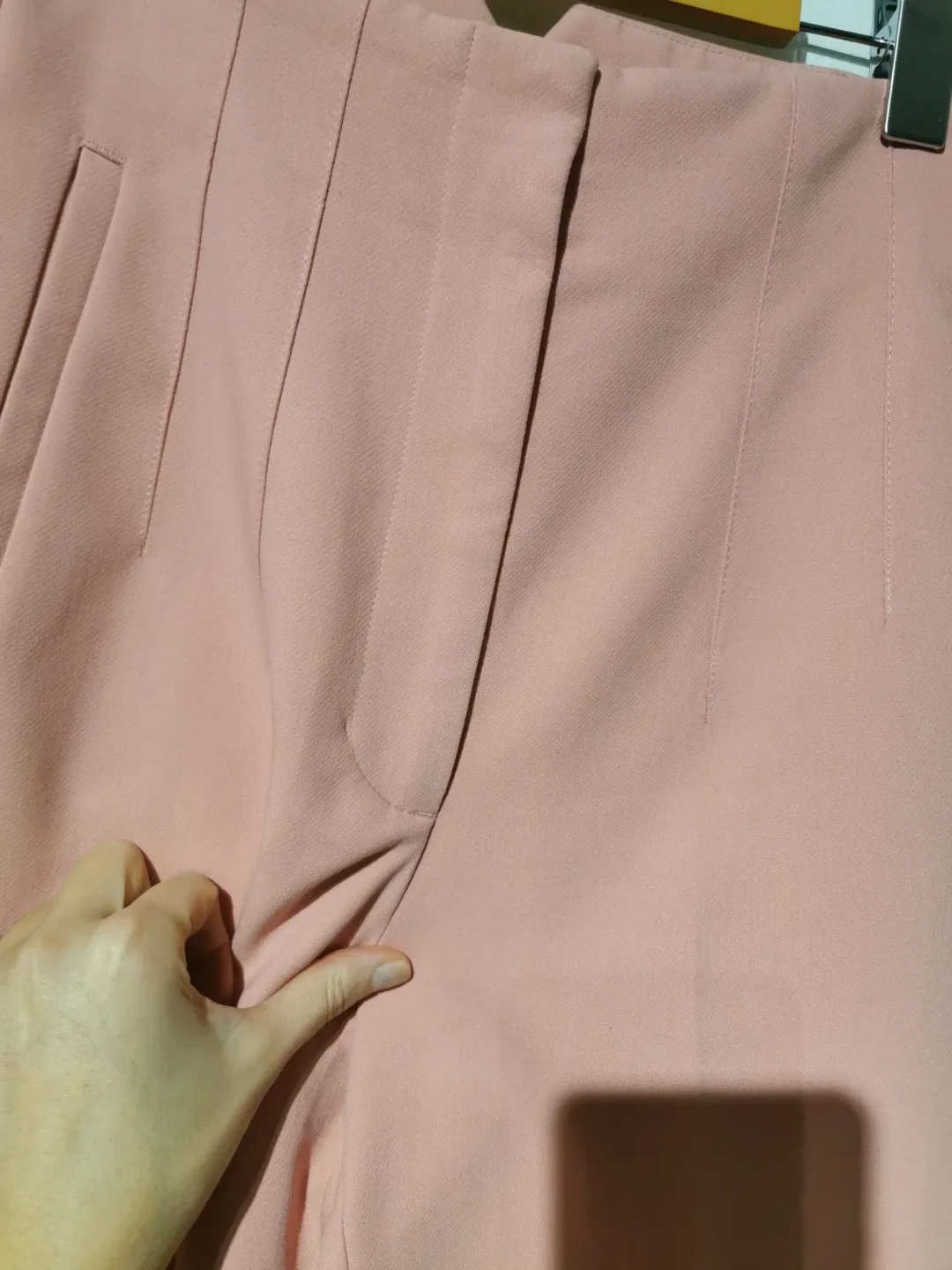 Zara High Waisted Pink Pants medium image indicator(6)