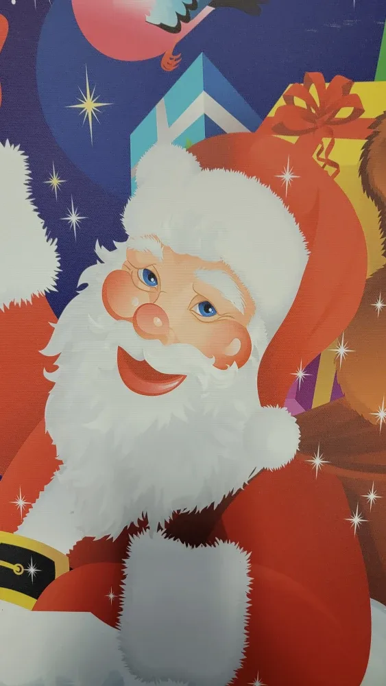 Framed Santa Claus Christmas Print image indicator(2)