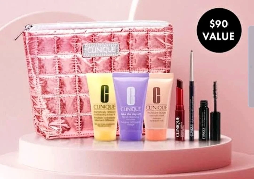 Clinique 7-Piece Deluxe Travel Gift Set (Brand New)