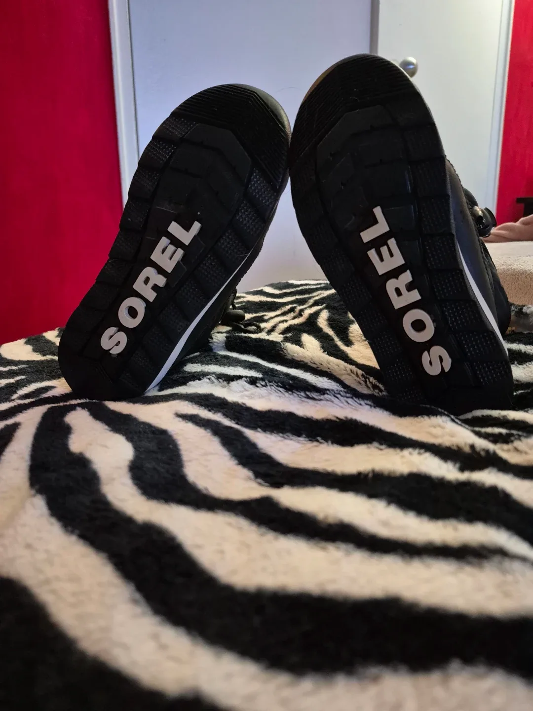 Sorel Black Winter Boots thumbnail
