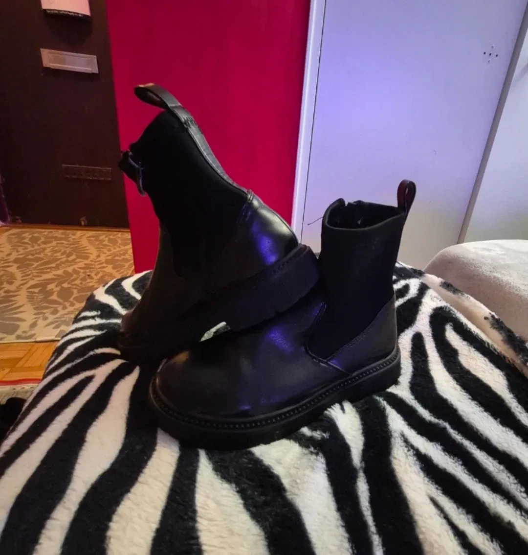 Girl's Black Bebo Ankle Boots thumbnail
