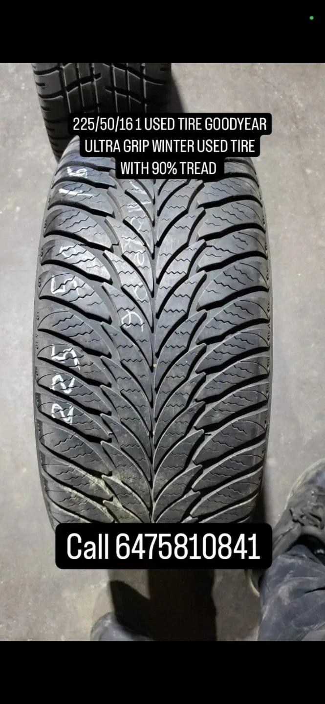 Goodyear Ultra Grip Winter Tire 225/50/16 thumbnail