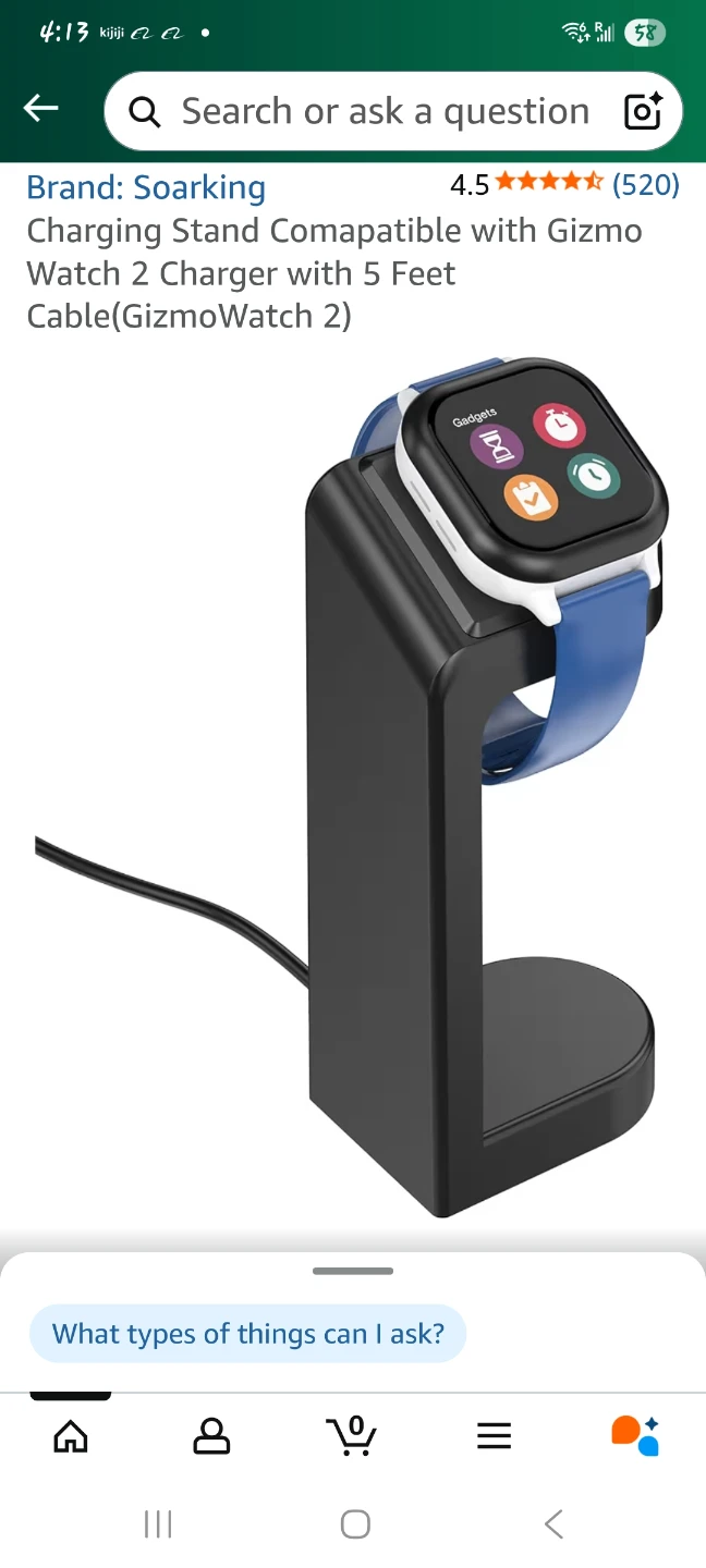 Gizmo Watch 2 Charging Stand -New