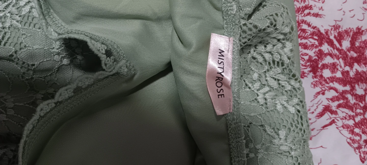 Misty Rose Green Lace Dress - photo 2
