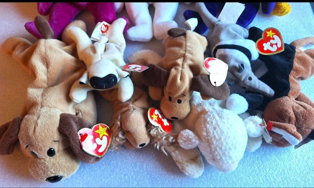 Lot of  21 Vtg. TY Beanie Babies including PRINCESS, MILLENIUM + image indicator(3)