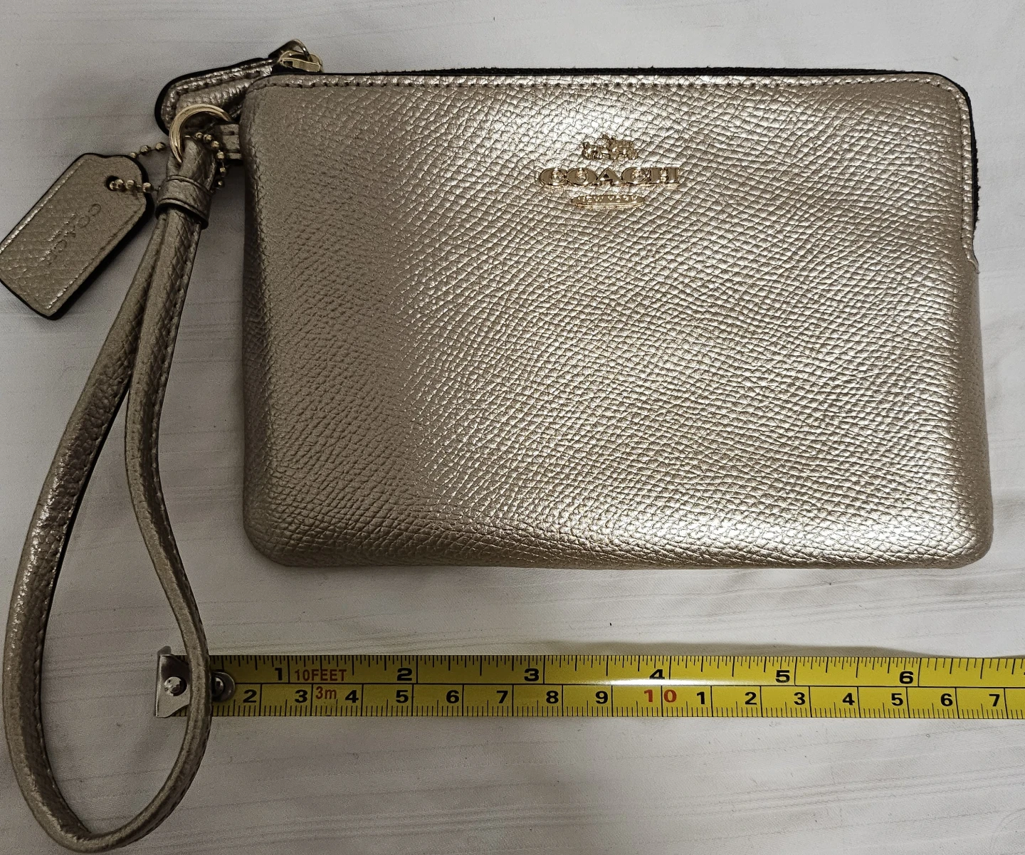 Coach Wristlet - Metallic Gold - photo 2