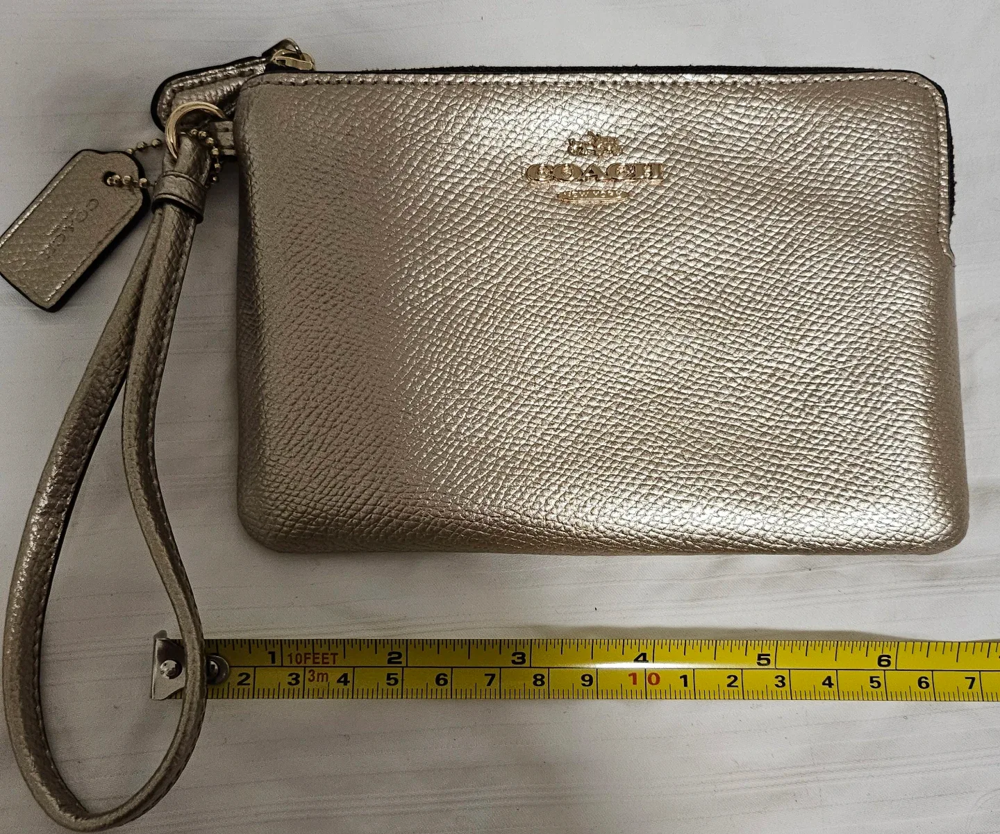 Coach Wristlet - Metallic Gold image indicator(2)