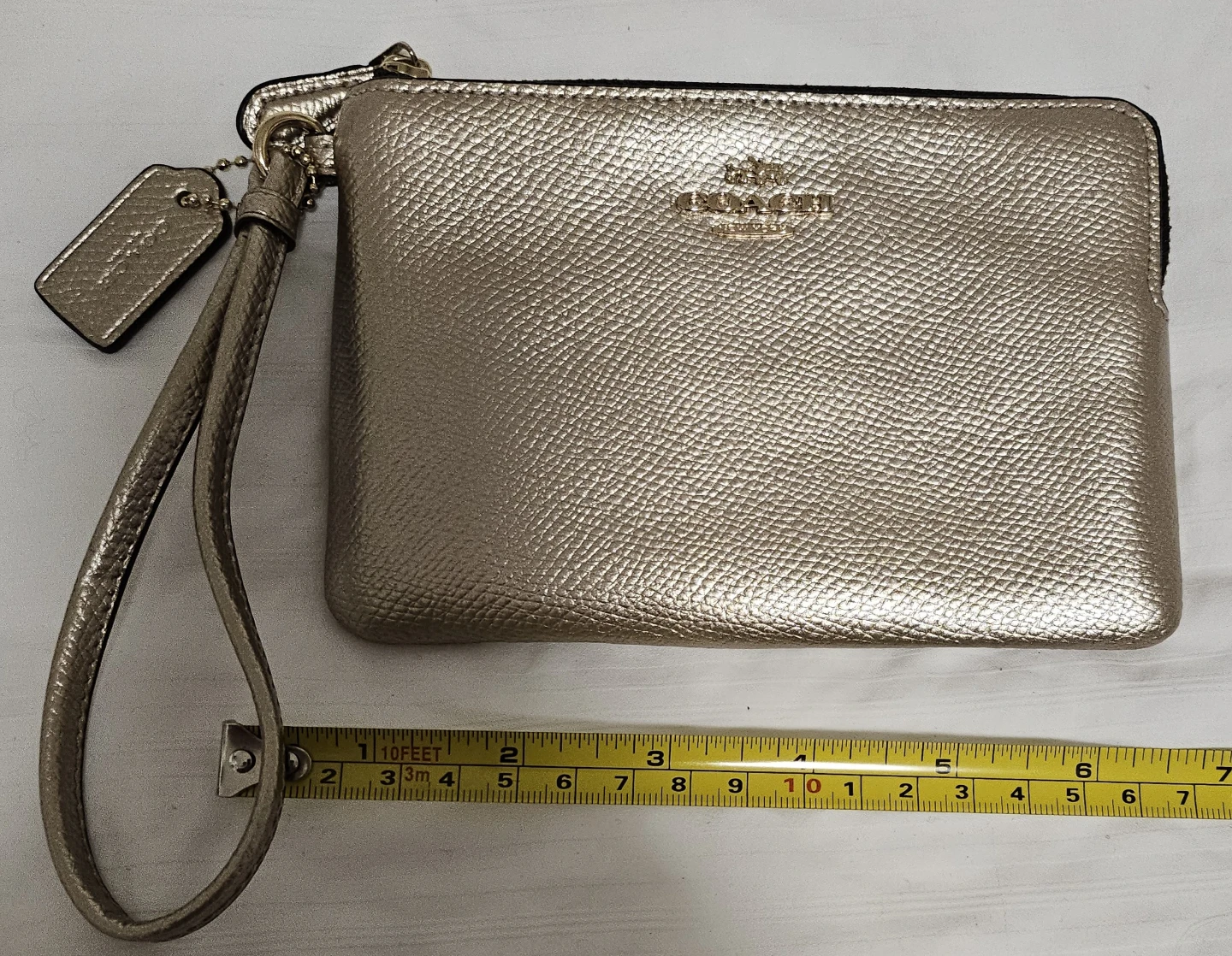 Coach Wristlet - Metallic Gold - photo 3